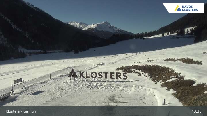 Archiv Foto Webcam Alp Garfiun - Klosters