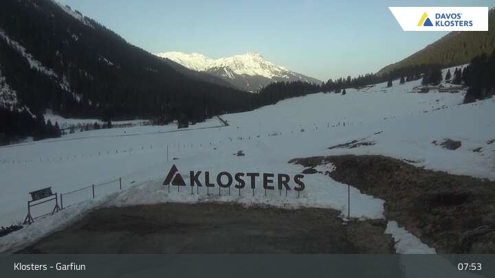Archiv Foto Webcam Alp Garfiun - Klosters