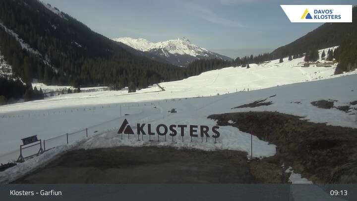 Archiv Foto Webcam Alp Garfiun - Klosters