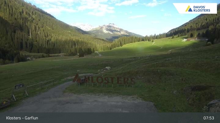 Archiv Foto Webcam Alp Garfiun - Klosters