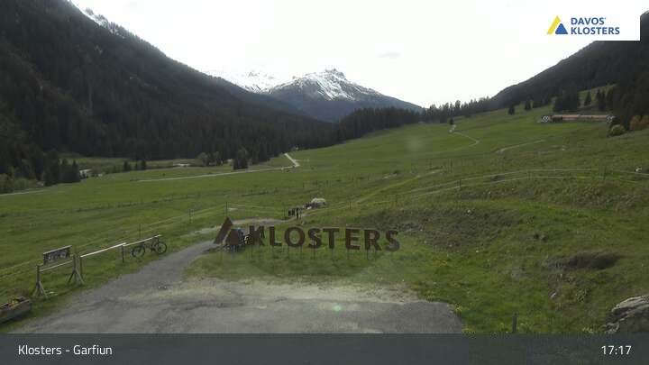 Archiv Foto Webcam Alp Garfiun - Klosters