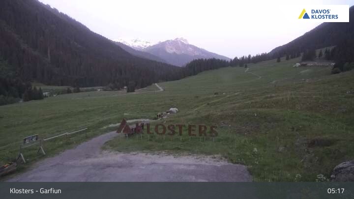 Archiv Foto Webcam Alp Garfiun - Klosters