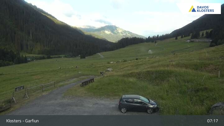 Archived image Webcam Alp Garfiun (Klosters)