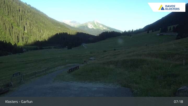 Archiv Foto Webcam Alp Garfiun - Klosters