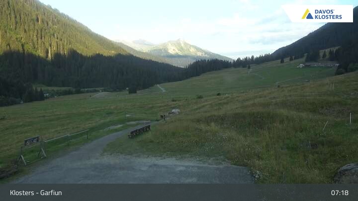 Archiv Foto Webcam Alp Garfiun - Klosters