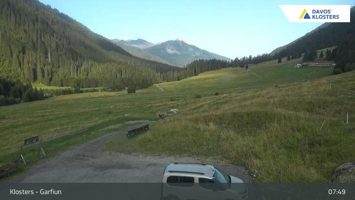Archiv Foto Webcam Alp Garfiun - Klosters