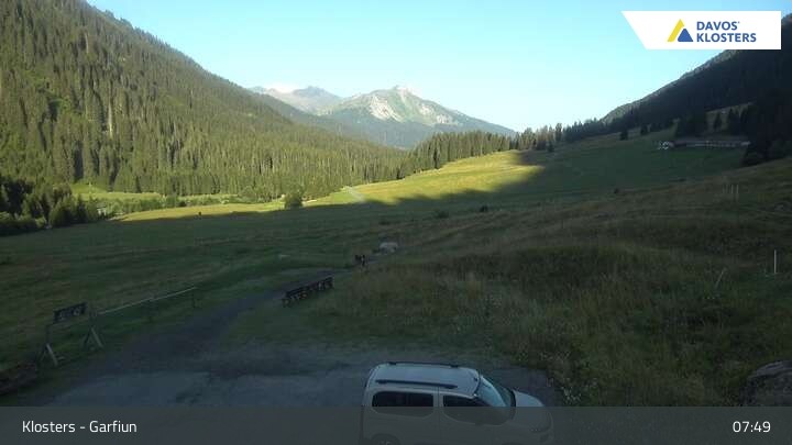 Archiv Foto Webcam Alp Garfiun - Klosters