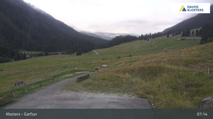 Archiv Foto Webcam Alp Garfiun - Klosters