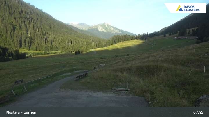 Archiv Foto Webcam Alp Garfiun - Klosters