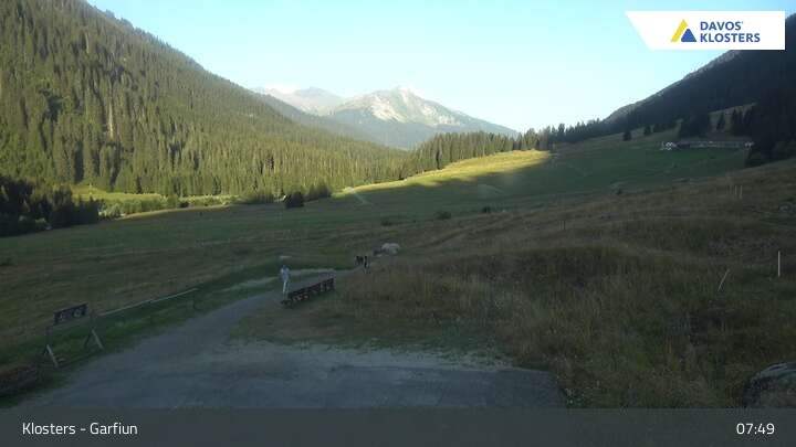 Archived image Webcam Alp Garfiun (Klosters)