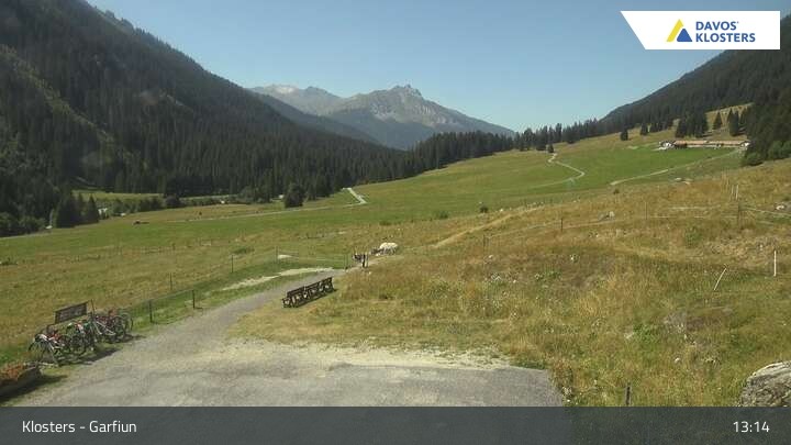 Archived image Webcam Alp Garfiun (Klosters)