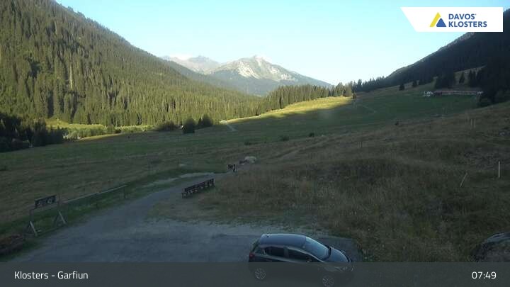 Archiv Foto Webcam Alp Garfiun - Klosters