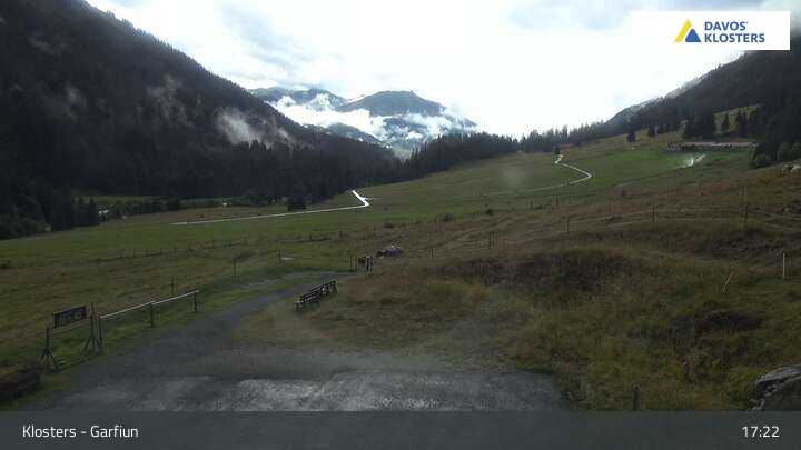 Archiv Foto Webcam Alp Garfiun - Klosters