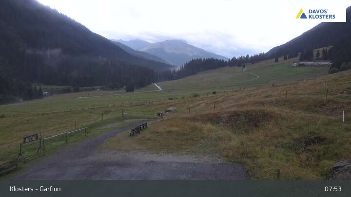 Archiv Foto Webcam Alp Garfiun - Klosters