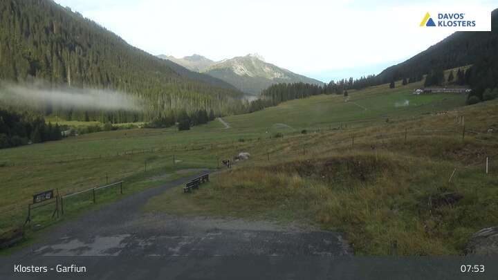 Archived image Webcam Alp Garfiun (Klosters)
