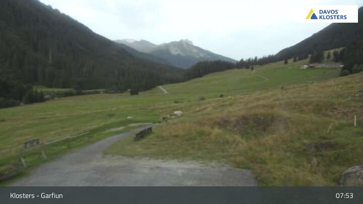 Archiv Foto Webcam Alp Garfiun - Klosters