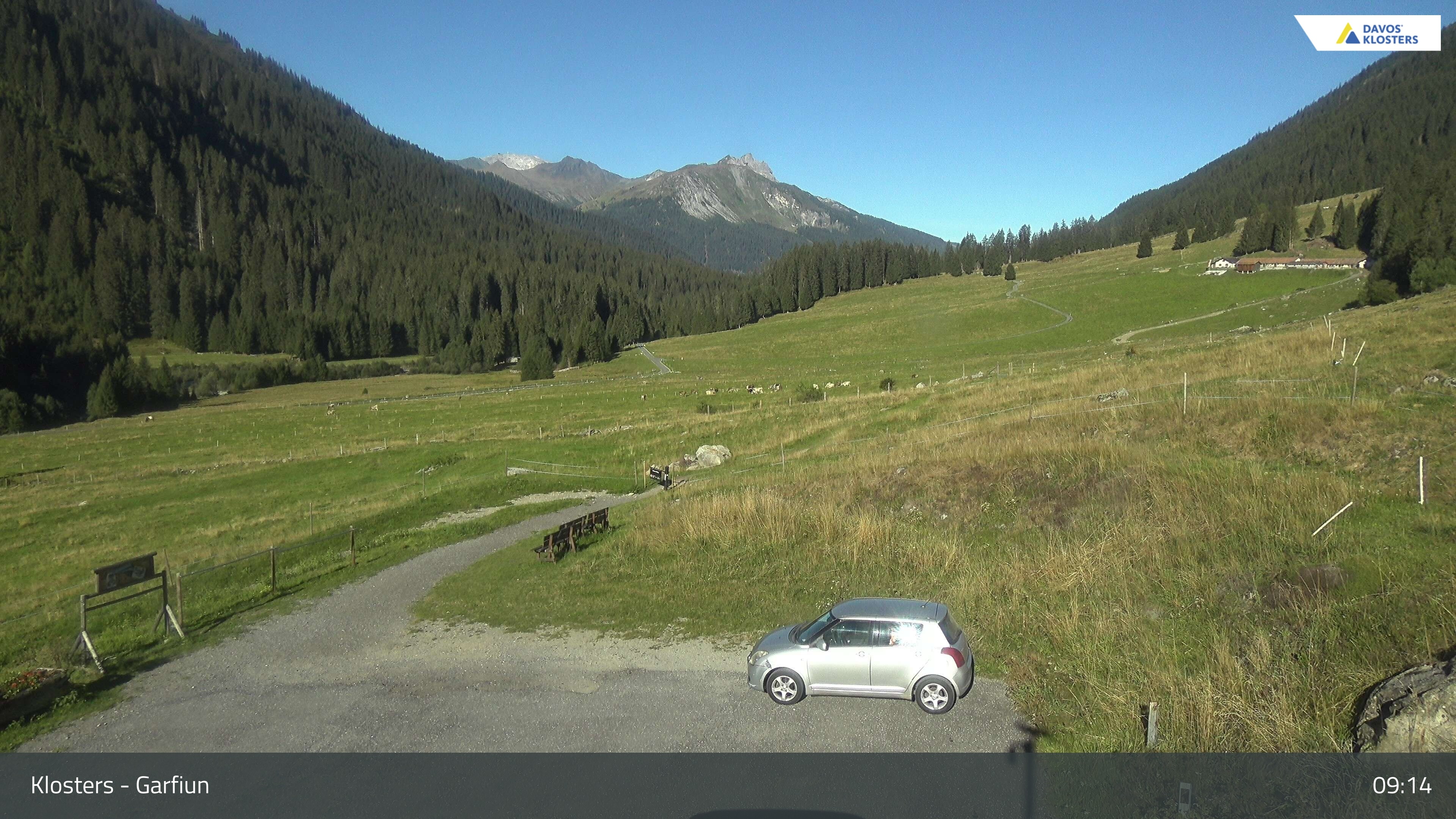 Archiv Foto Webcam Alp Garfiun - Klosters
