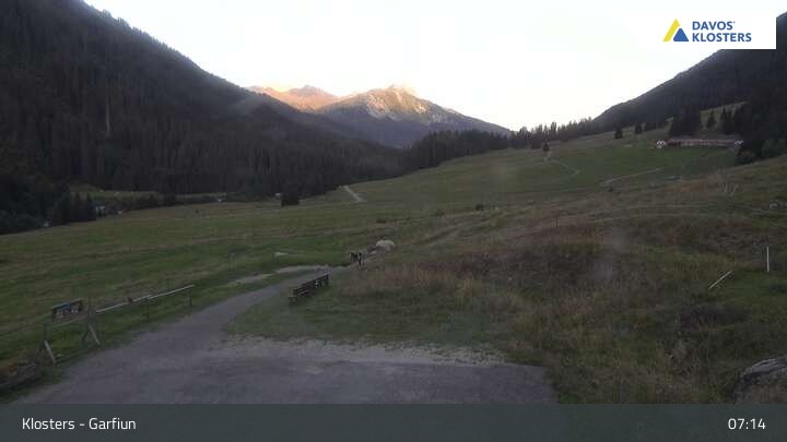 Archived image Webcam Alp Garfiun (Klosters)