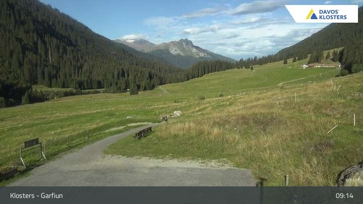 Archived image Webcam Alp Garfiun (Klosters)