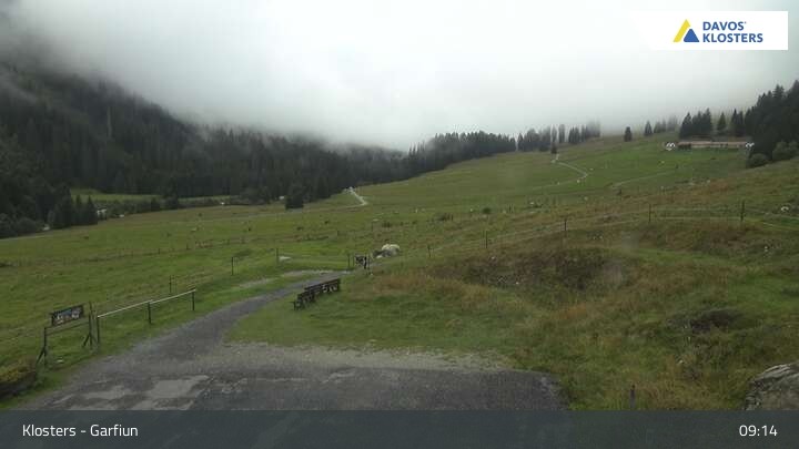 Archiv Foto Webcam Alp Garfiun - Klosters
