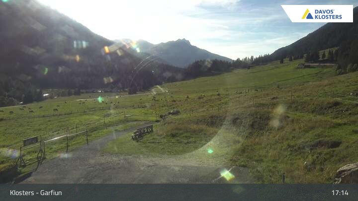 Archiv Foto Webcam Alp Garfiun - Klosters