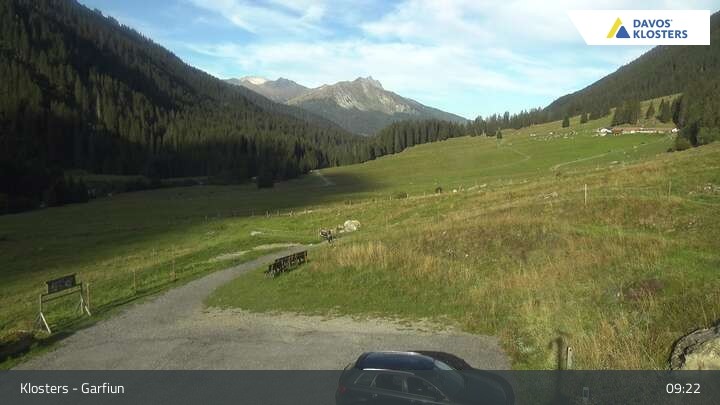 Archiv Foto Webcam Alp Garfiun - Klosters