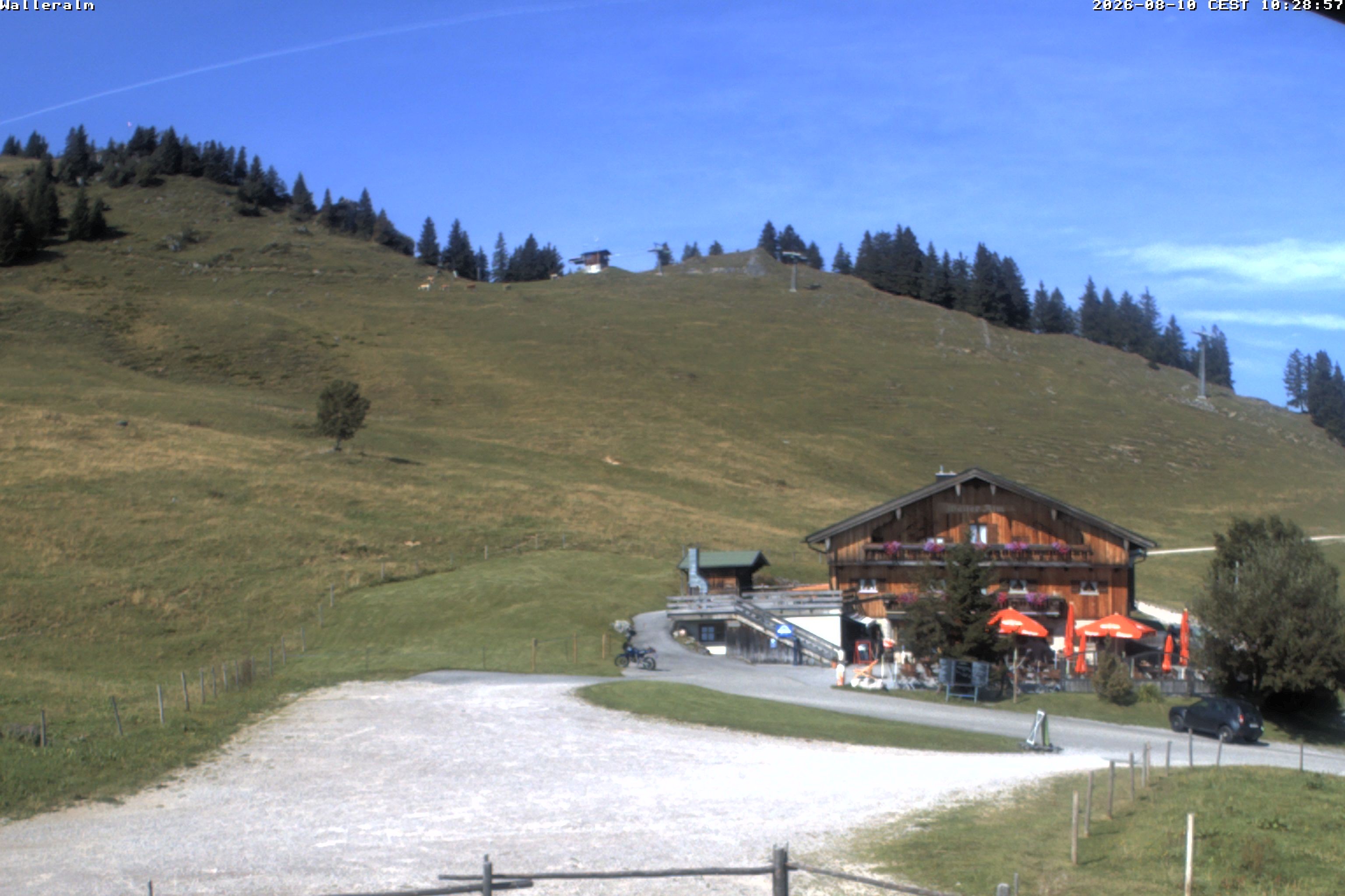 Archived image Webcam Walleralm alp, Upper Sudelfeld