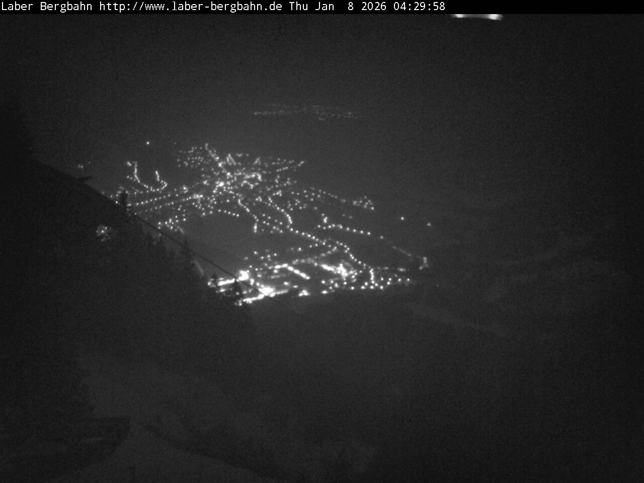 Archiv Foto Webcam Blick auf Oberammergau (Laber Bahn Bergstation)