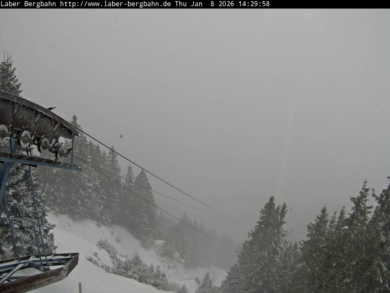 Archiv Foto Webcam Blick auf Oberammergau (Laber Bahn Bergstation)