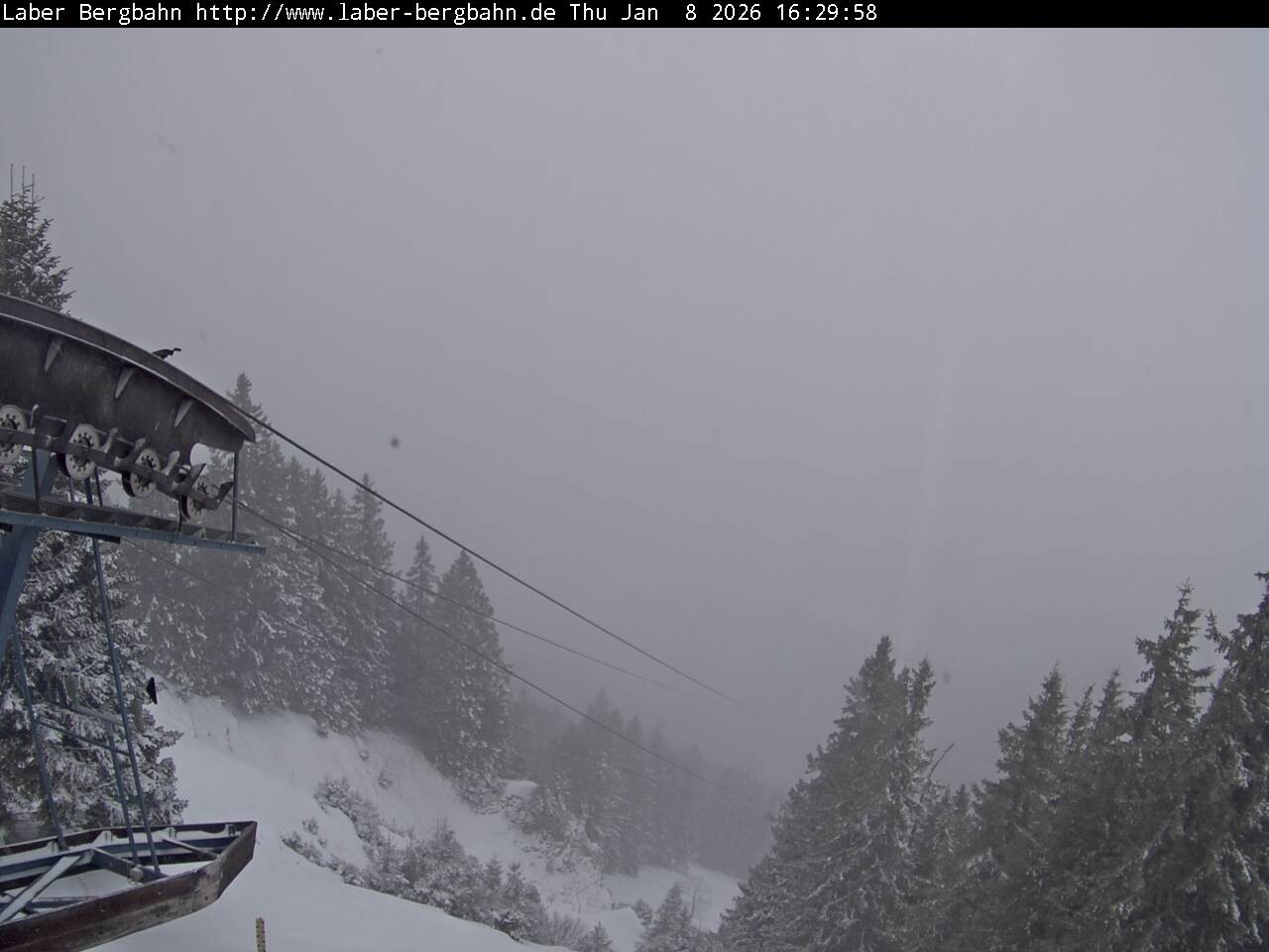 Archiv Foto Webcam Blick auf Oberammergau (Laber Bahn Bergstation)