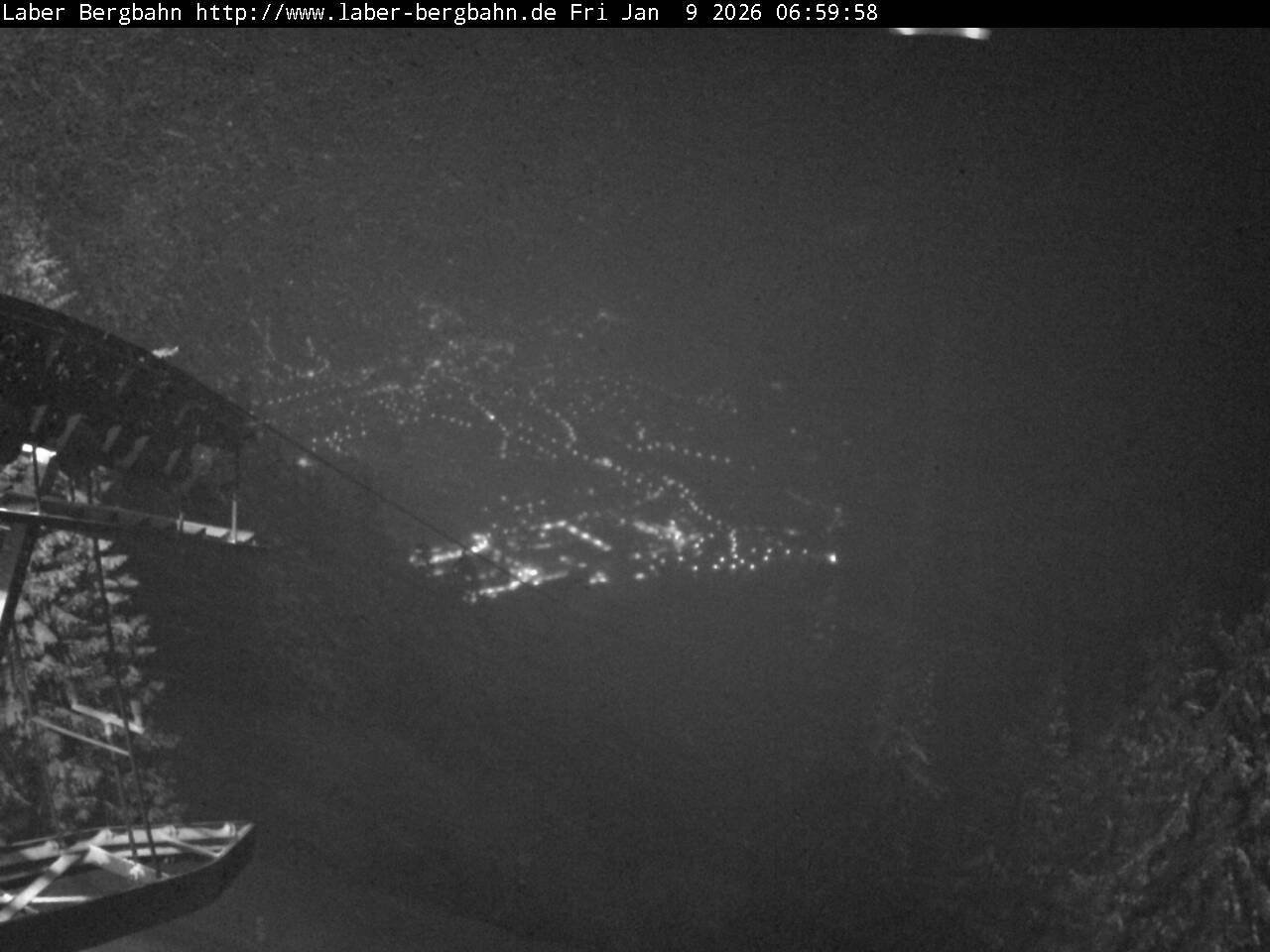 Archiv Foto Webcam Blick auf Oberammergau (Laber Bahn Bergstation)