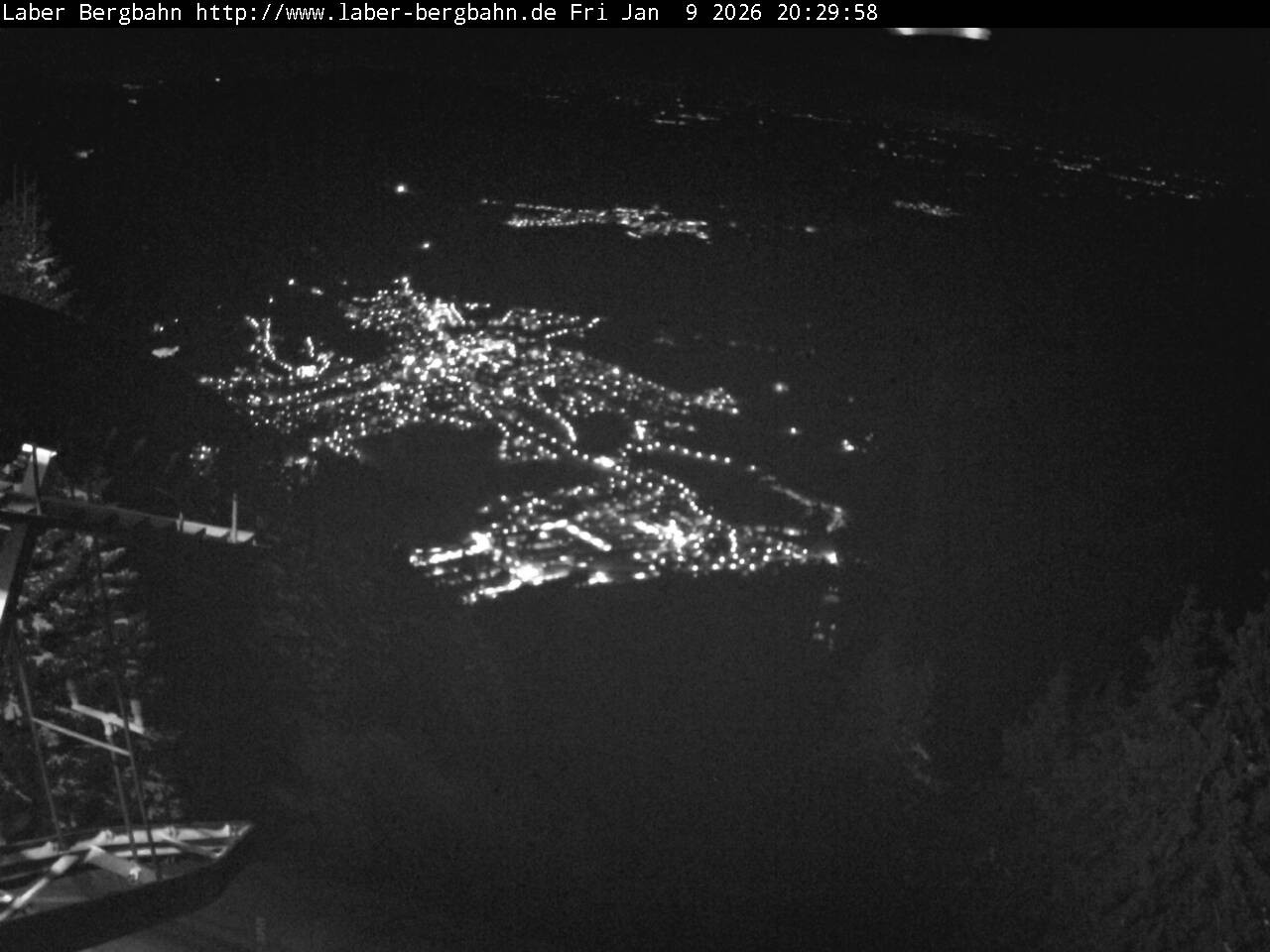 Archiv Foto Webcam Blick auf Oberammergau (Laber Bahn Bergstation)