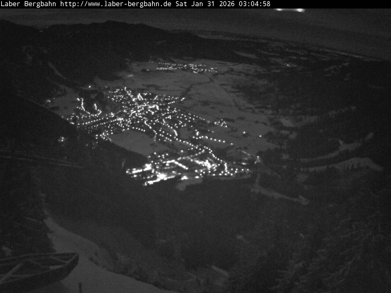 Archiv Foto Webcam Blick auf Oberammergau (Laber Bahn Bergstation)