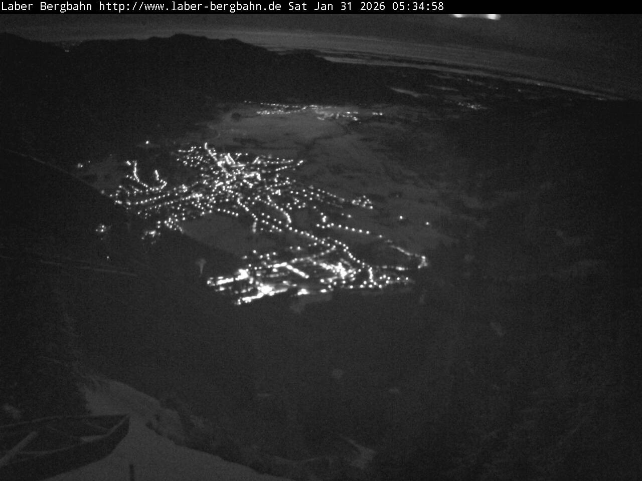 Archiv Foto Webcam Blick auf Oberammergau (Laber Bahn Bergstation)