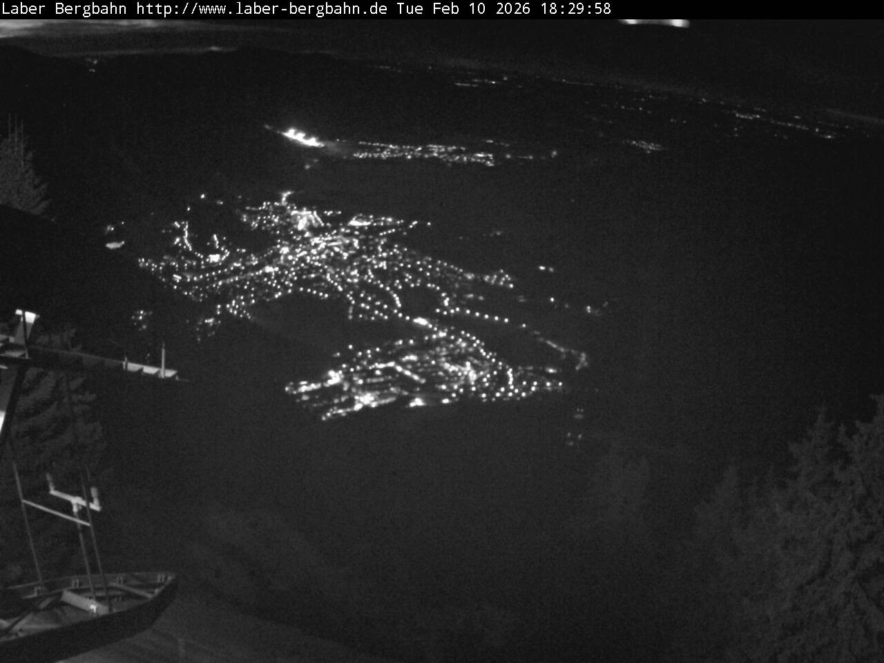 Archiv Foto Webcam Blick auf Oberammergau (Laber Bahn Bergstation)