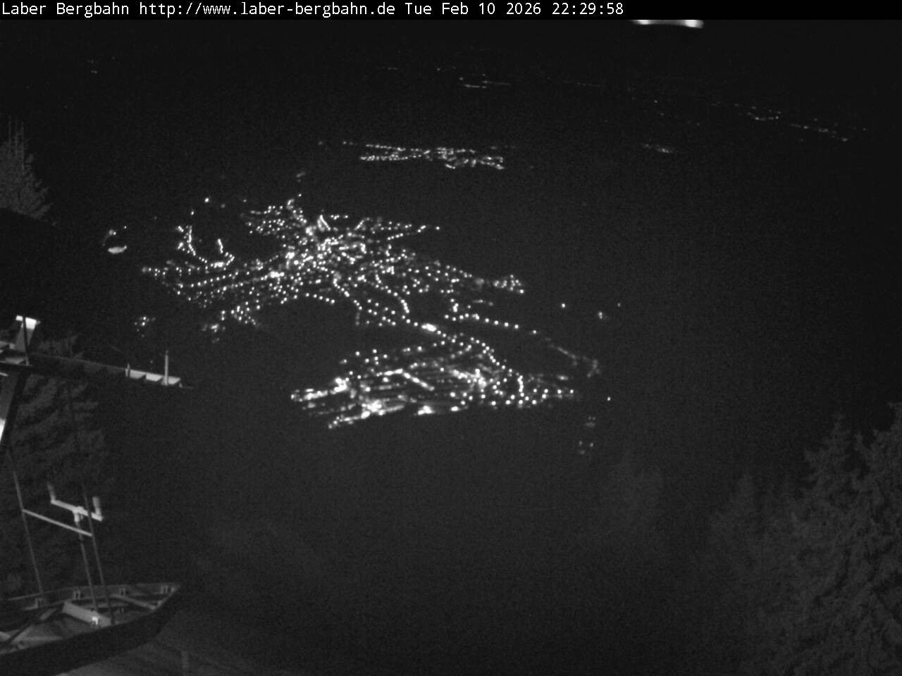 Archiv Foto Webcam Blick auf Oberammergau (Laber Bahn Bergstation)