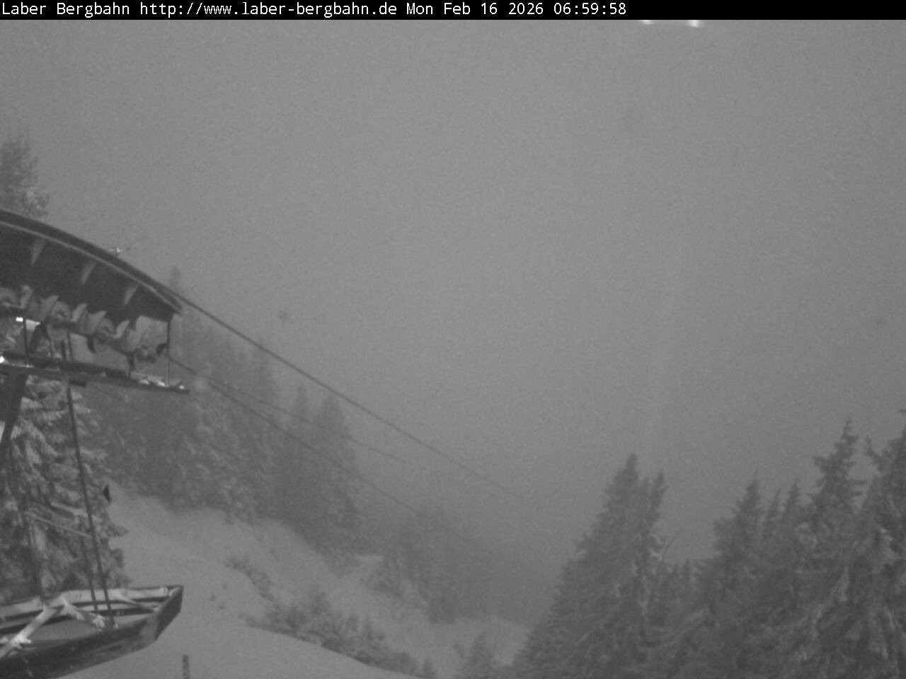 Archiv Foto Webcam Blick auf Oberammergau (Laber Bahn Bergstation)