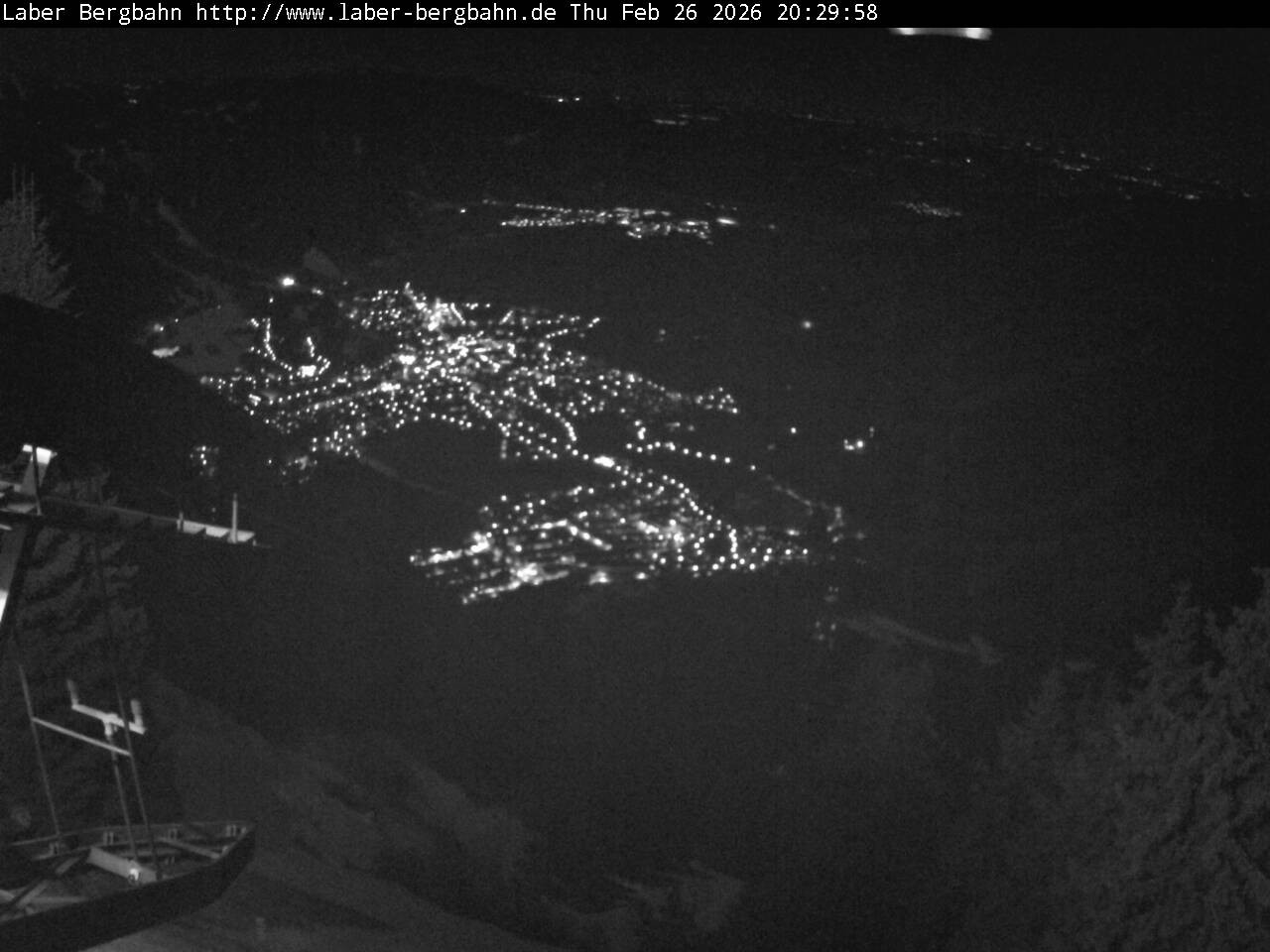 Archived image Webcam View of Oberammergau (Laber Bahn mountain station)