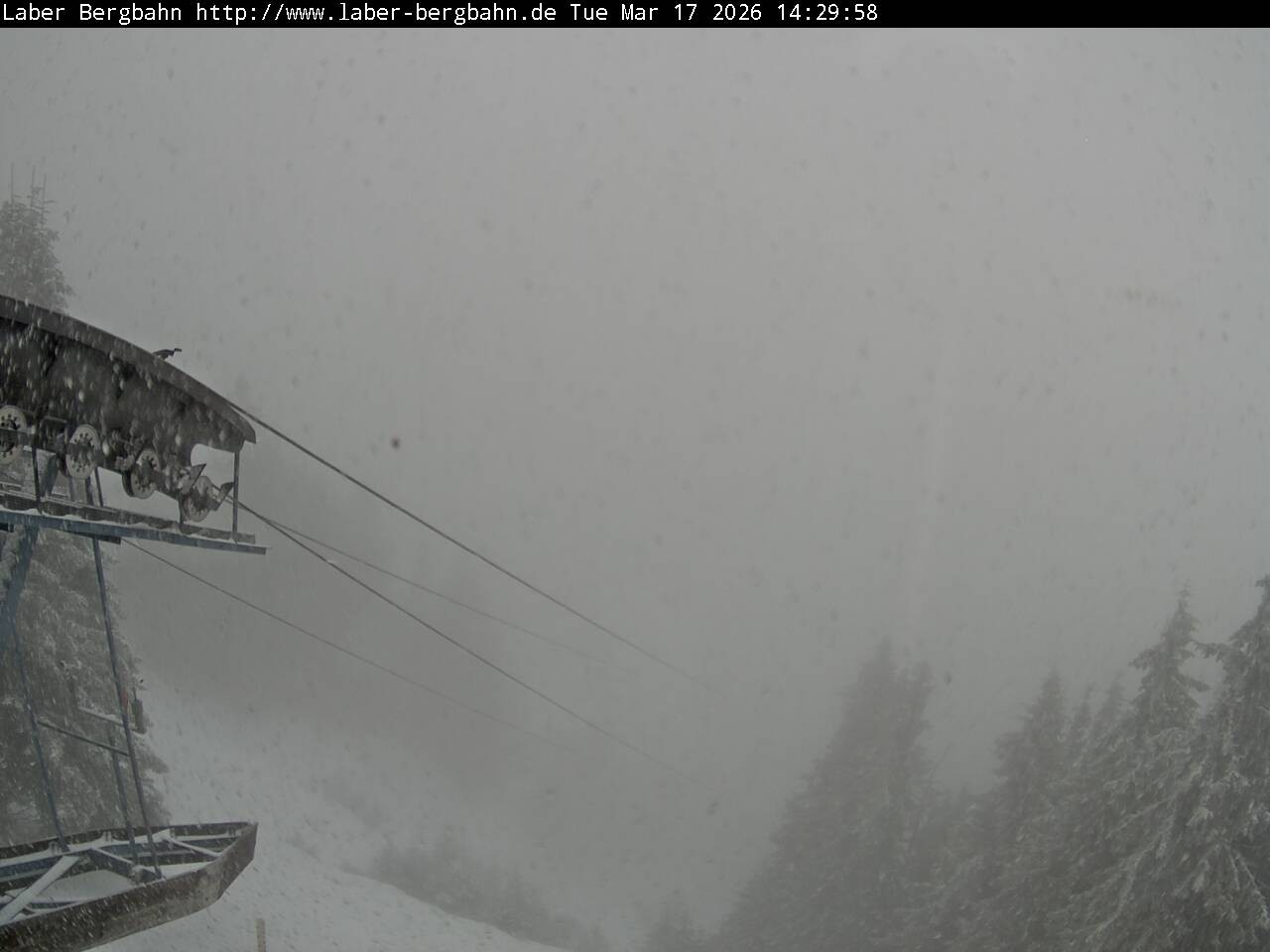 Archiv Foto Webcam Blick auf Oberammergau (Laber Bahn Bergstation)