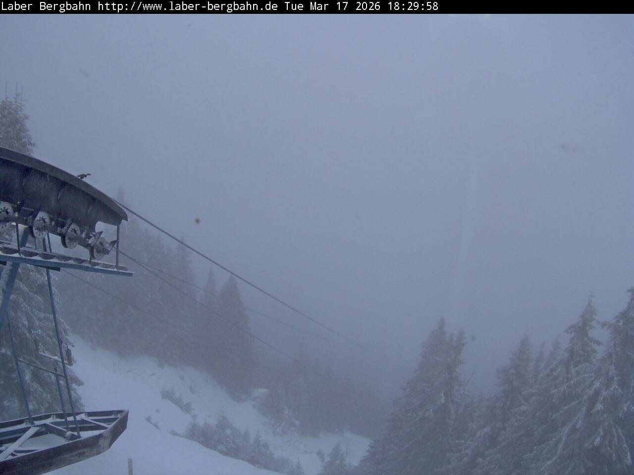 Archiv Foto Webcam Blick auf Oberammergau (Laber Bahn Bergstation)