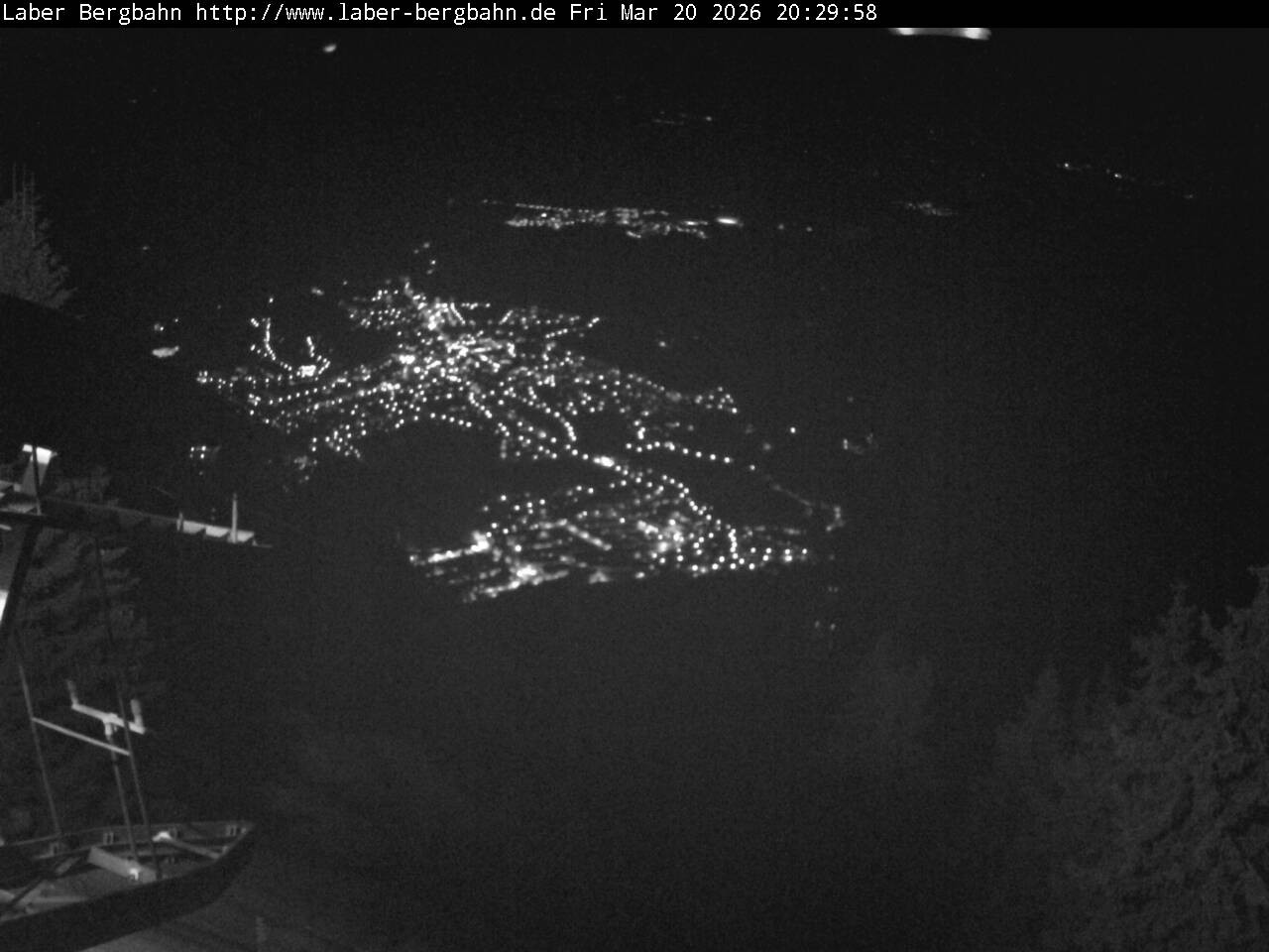 Archived image Webcam View of Oberammergau (Laber Bahn mountain station)