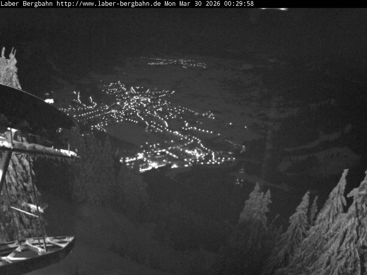 Archiv Foto Webcam Blick auf Oberammergau (Laber Bahn Bergstation)