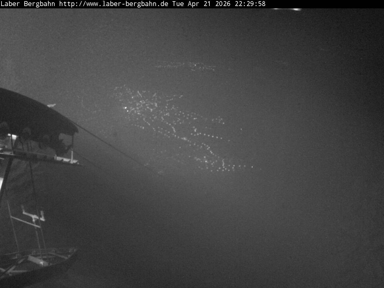 Archived image Webcam View of Oberammergau (Laber Bahn mountain station)