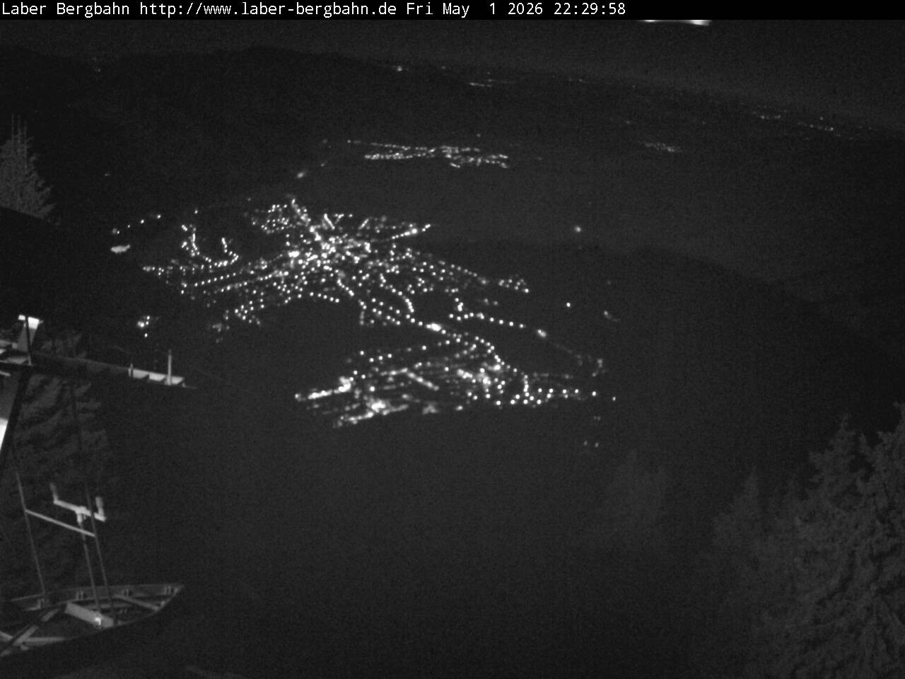 Archiv Foto Webcam Blick auf Oberammergau (Laber Bahn Bergstation)