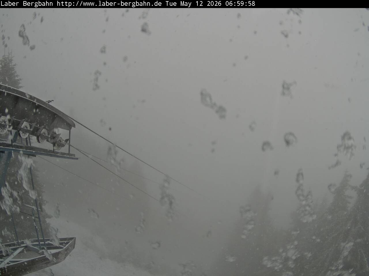 Archiv Foto Webcam Blick auf Oberammergau (Laber Bahn Bergstation)