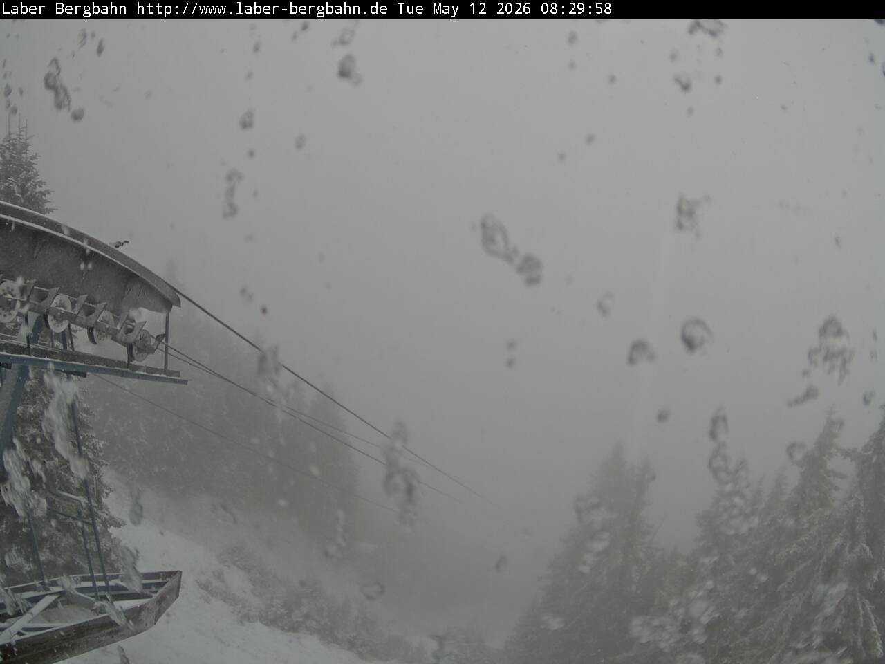 Archiv Foto Webcam Blick auf Oberammergau (Laber Bahn Bergstation)