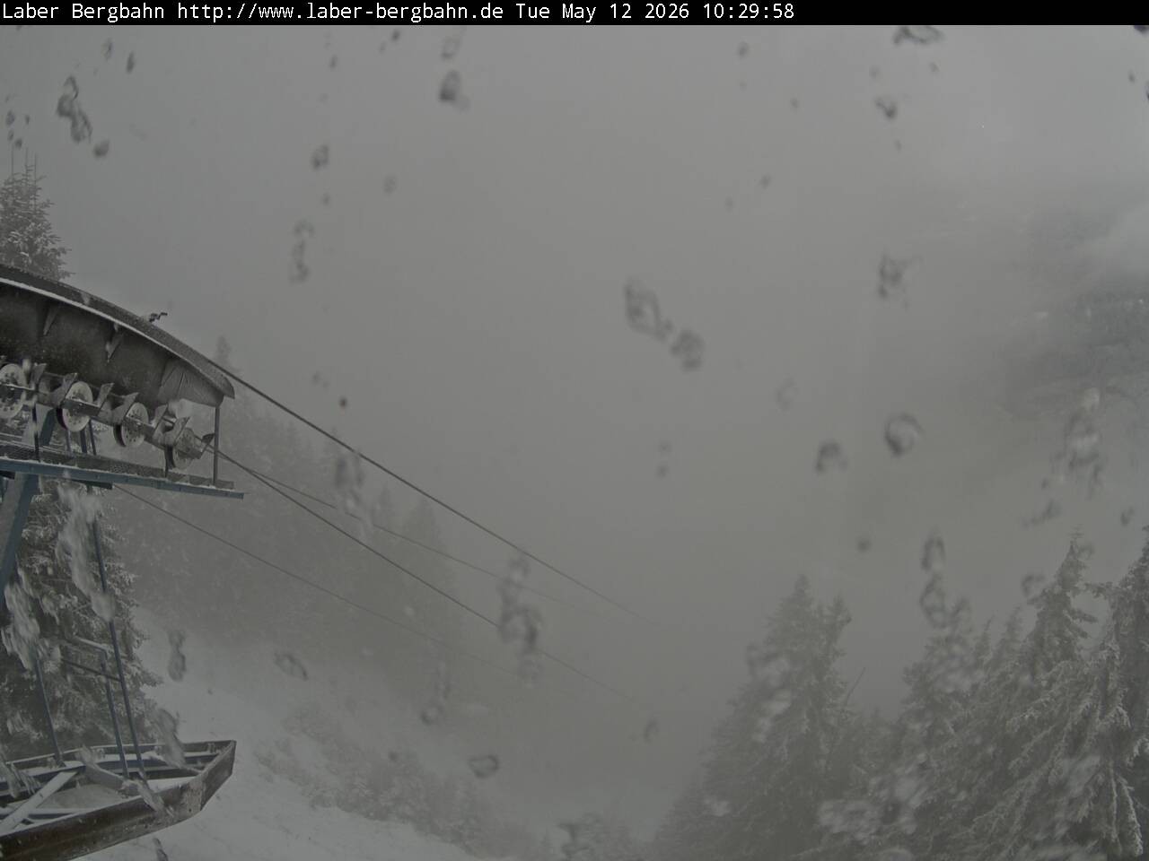 Archiv Foto Webcam Blick auf Oberammergau (Laber Bahn Bergstation)