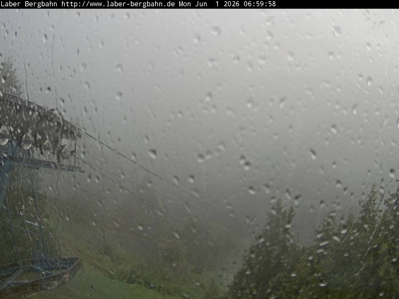 Archiv Foto Webcam Blick auf Oberammergau (Laber Bahn Bergstation)