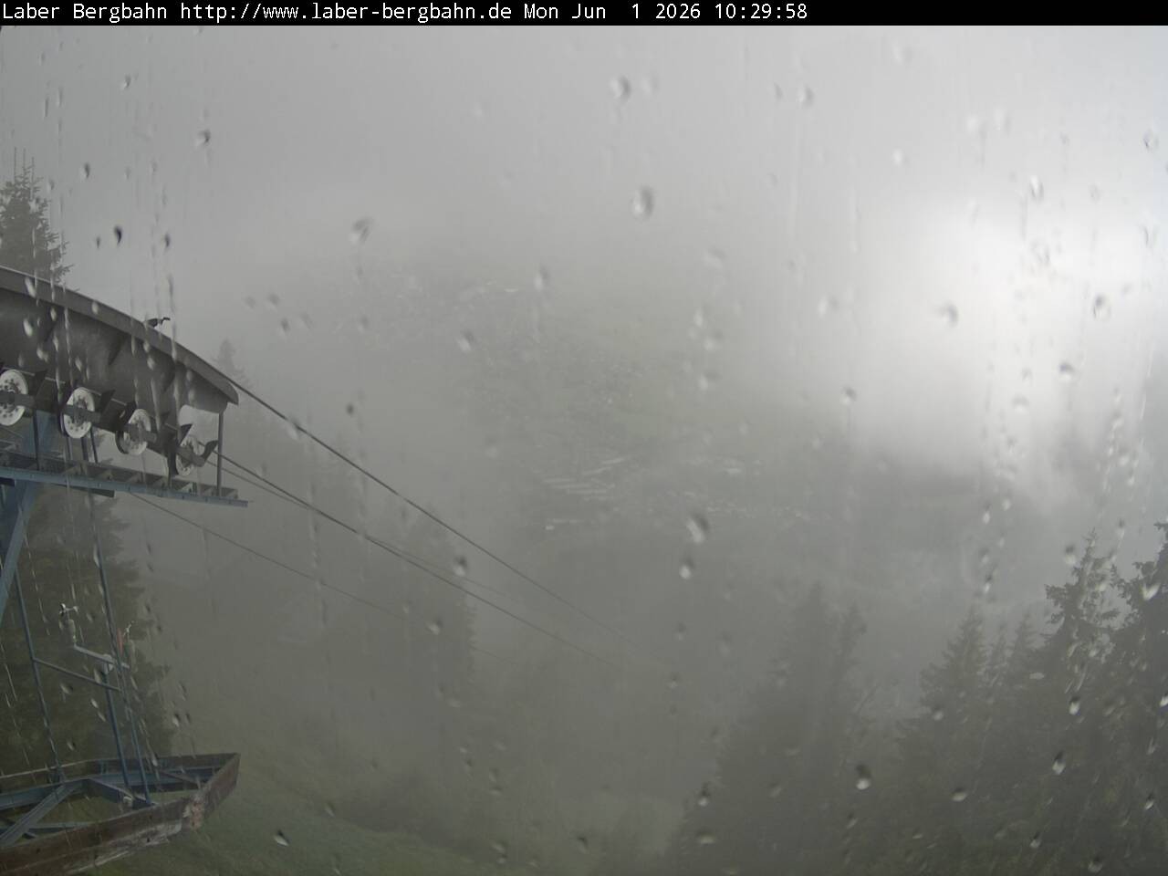 Archiv Foto Webcam Blick auf Oberammergau (Laber Bahn Bergstation)