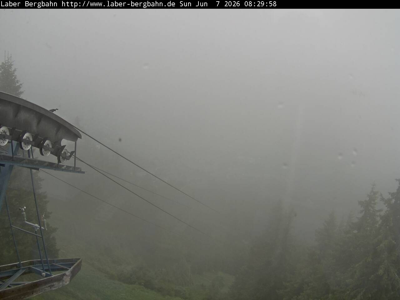 Archiv Foto Webcam Blick auf Oberammergau (Laber Bahn Bergstation)